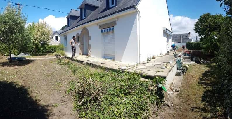 aménagement terrasse en Morbihan