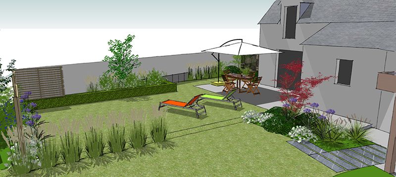 Aménagement jardin Morbihan