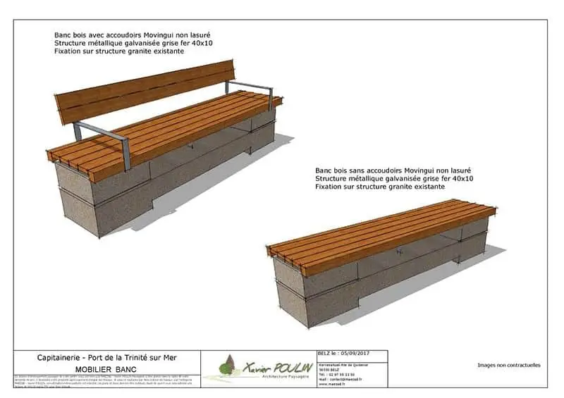 Aménagement de mobilier urbain Morbihan