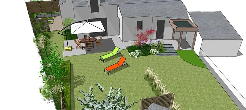 Aménagement jardin Morbihan
